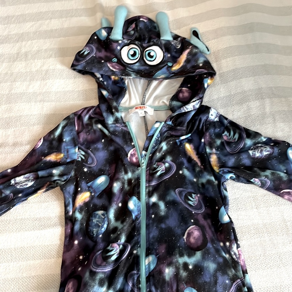 Boys Space/ Alien onesie Pajamas